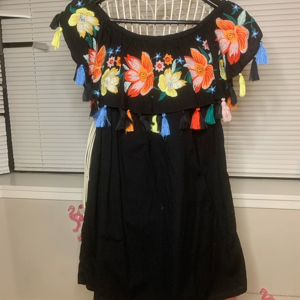 topshop off shoulder dress